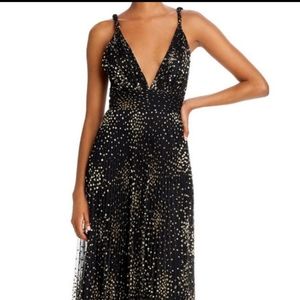 Jill Jill Stuart plunging V neck gown